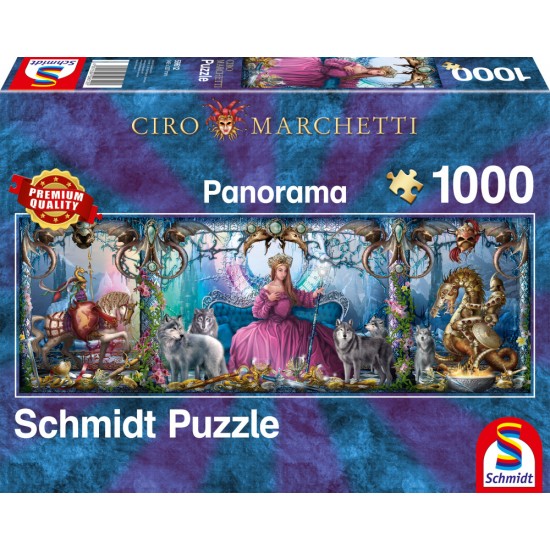 Puzzle Schmidt: Ciro Marchetti - Palat de gheață, 1000 piese