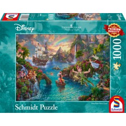Puzzle Schmidt: Thomas Kinkade - Disney - Peter Pan, 1000 piese