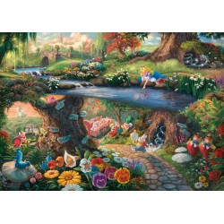 Puzzle Schmidt: Thomas Kinkade - Disney - Alice în Țara Minunilor, 1000 piese