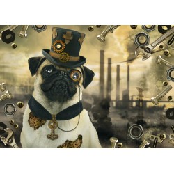 Puzzle Schmidt: Steampunk - Steampunk câine, 1000 piese