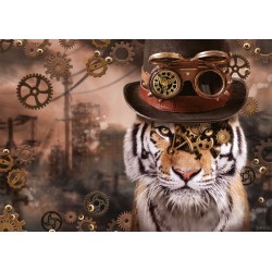 Puzzle Schmidt: Steampunk - Steampunk tigru, 1000 piese