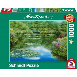 Puzzle Schmidt: Sam Park - Iaz cu nuferi, 1000 piese