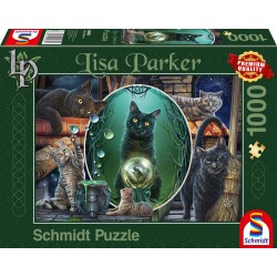 Puzzle Schmidt: Lisa Parker - Pisicile magice, 1000 piese