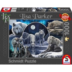 Puzzle Schmidt: Lisa Parker - Lupii magnifici, 1000 piese