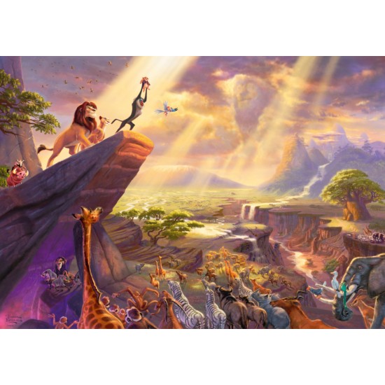 Puzzle Schmidt: Thomas Kinkade - Disney - The Lion King, 1000 piese