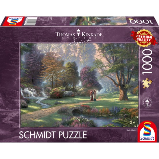 Puzzle Schmidt: Thomas Kinkade - Spirit - Calea credinței, 1000 piese