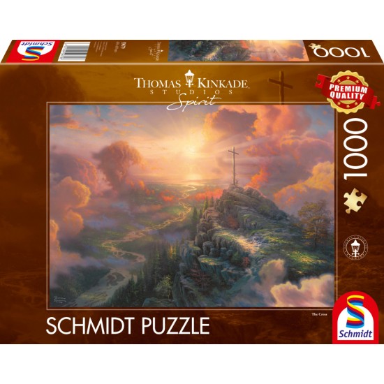 Puzzle Schmidt: Thomas Kinkade - Spirit - Crucea, 1000 piese