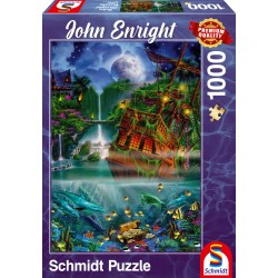 Puzzle Schmidt: John Enright - Comoară scufundată, 1000 piese