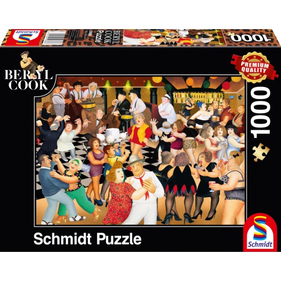 Puzzle Schmidt: Beryl Cook - Petrecere de noapte, 1000 piese