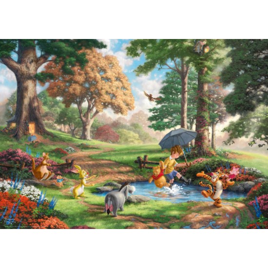 Puzzle Schmidt: Thomas Kinkade - Disney - Winnie The Pooh, 1000 piese