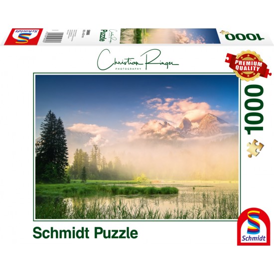 Puzzle Schmidt: Christian Ringer - Lacul Taubensee, Austria, 1000 piese