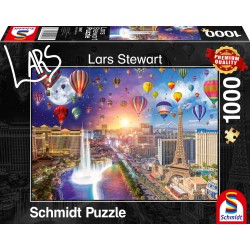 Puzzle Schmidt: Lars Stewart - Night and Day: Las Vegas, 1000 piese