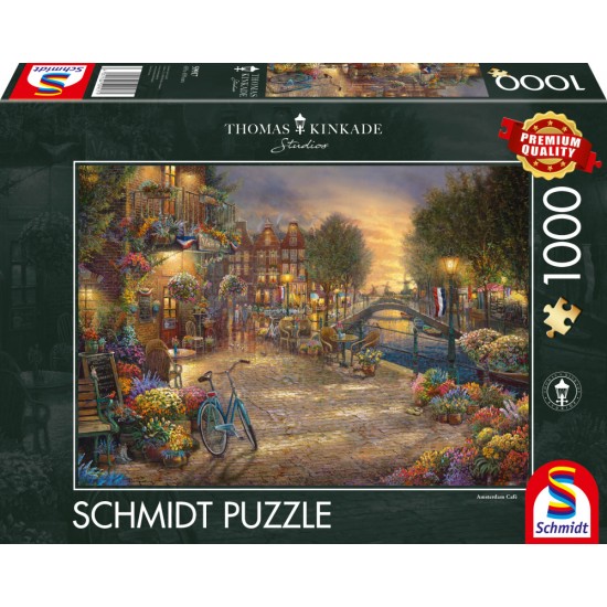 Puzzle Schmidt: Thomas Kinkade - Amsterdam, 1000 piese