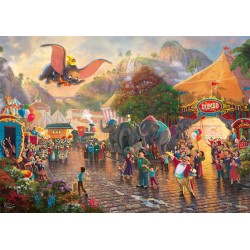 Puzzle Schmidt: Thomas Kinkade - Disney - Dumbo, 1000 piese